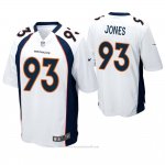Camiseta NFL Game Hombre Denver Broncos Dre'mont Jones Blanco