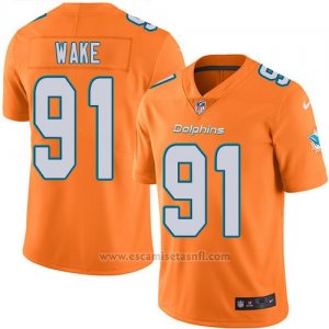Camiseta Miami Dolphins Wake Naranja Nike Legend NFL Hombre