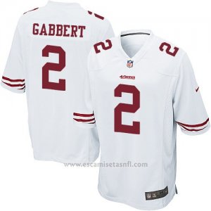 Camiseta San Francisco 49ers Gabbert Blanco Nike Game NFL Hombre