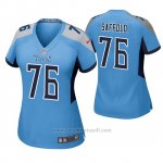Camiseta NFL Game Mujer Tennessee Titans Rodger Saffold Azul Luminoso