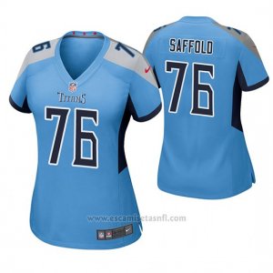 Camiseta NFL Game Mujer Tennessee Titans Rodger Saffold Azul Luminoso