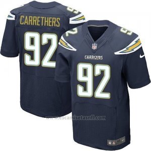 Camiseta San Diego Chargers Carrethers Profundo Azul Nike Elite NFL Hombre