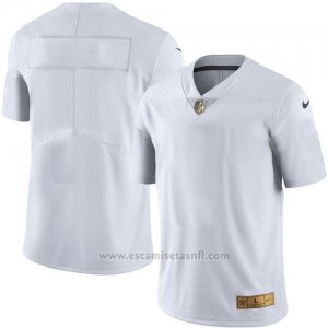 Camiseta Oakland Raiders Blanco Nike Gold Legend NFL Hombre