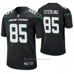 Camiseta NFL Game Hombre New York Jets Neal Sterling Negro 60th Aniversario