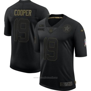 Camiseta NFL Limited Dallas Cowboys Cooper 2020 Salute To Service Negro