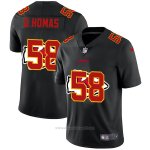 Camiseta NFL Limited Kansas City Chiefs D.Homas Logo Dual Overlap Negro