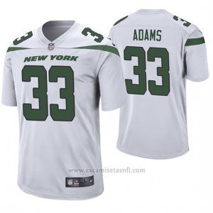 Camiseta NFL Game Hombre New York Jets Jamal Adams Blanco 60th Aniversario