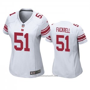 Camiseta NFL Game Mujer New York Giants Kyler Fackrell Blanco