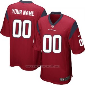Camisetas NFL Replica Nino Houston Texans Personalizada Rojo