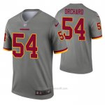 Camiseta NFL Legend Washington Redskins Nate Orchard Inverted Gris