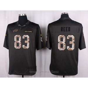 Camiseta Buffalo Bills Reed Apagado Gris Nike Anthracite Salute To Service NFL Hombre