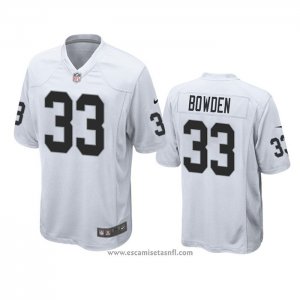 Camiseta NFL Game Las Vegas Raiders Lynn Bowden Blanco
