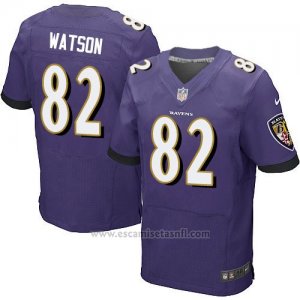 Camiseta Baltimore Ravens Watson Violeta Nike Elite NFL Hombre