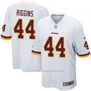 Camiseta Washington Redskins Riggins Blanco Nike Game NFL Hombre