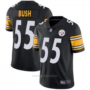 Camiseta NFL Game Pittsburgh Steelers 55 Devin Bush Negro