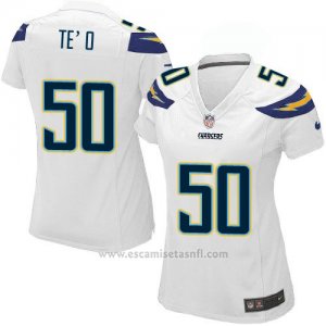 Camiseta San Diego Chargers Teo Blanco Nike Game NFL Mujer