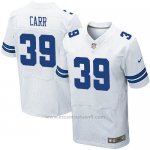 Camiseta Dallas Cowboys Carr Blanco Nike Elite NFL Hombre