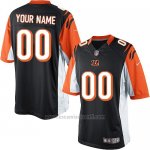 Camisetas NFL Limited Hombre Cincinnati Bengals Personalizada Negro