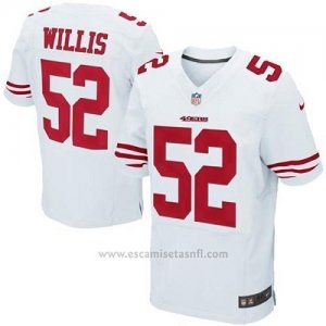 Camiseta San Francisco 49ers Willis Blanco Nike Elite NFL Hombre