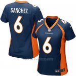 Camiseta Denver Broncos Sanchez Azul Oscuro Nike Game NFL Mujer