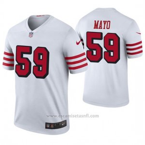 Camiseta NFL Legend Hombre San Francisco 49ers David Mayo Blanco Color Rush