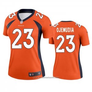 Camiseta NFL Legend Mujer Denver Broncos Michael Ojemudia Naranja