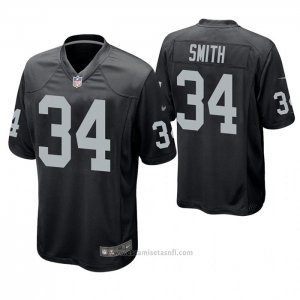 Camiseta NFL Game Las Vegas Raiders Rod Smith Negro