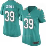 Camiseta Miami Dolphins Csonka Verde Nike Game NFL Mujer