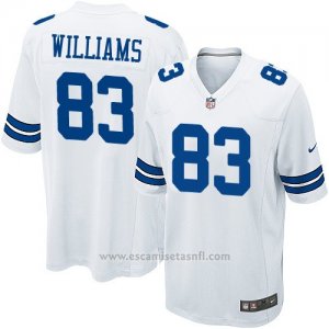 Camiseta Dallas Cowboys Williams Blanco Nike Game NFL Nino