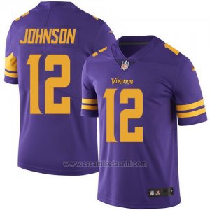 Camiseta Minnesota Vikings Johnson Violeta Nike Legend NFL Hombre2