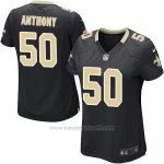 Camiseta New Orleans Saints Anthony Negro Nike Game NFL Mujer