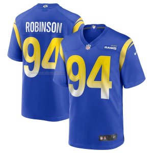 Camiseta NFL Game Los Angeles Rams Ashawn Robinson Azul