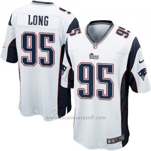 Camiseta New England Patriots Long Blanco Nike Game NFL Hombre