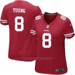 Camiseta San Francisco 49ers Young Rojo Nike Game NFL Mujer