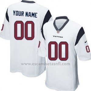 Camisetas NFL Limited Houston Texans Personalizada Blanco