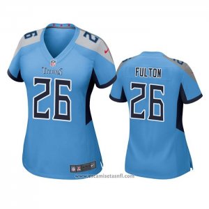 Camiseta NFL Game Mujer Tennessee Titans Kristian Fulton Azul