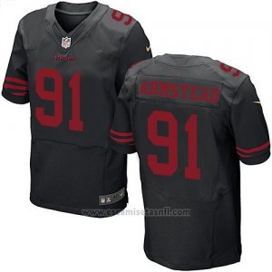 Camiseta San Francisco 49ers Armstead Negro Nike Elite NFL Hombre