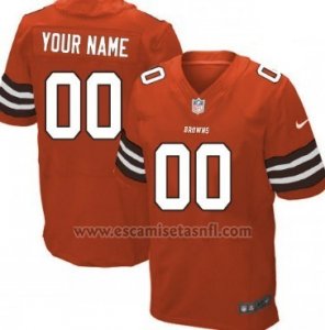 Camisetas NFL Elite Cleveland Browns Personalizada Rojo