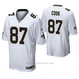 Camiseta NFL Game Hombre New Orleans Saints Jared Cook Blanco