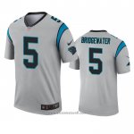 Camiseta NFL Legend Carolina Panthers Teddy Bridgewater Inverted Gris