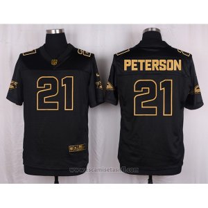Camiseta Arizona Cardinals Peterson Negro Nike Elite Pro Line Gold NFL Hombre