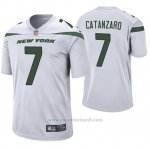 Camiseta NFL Game Hombre New York Jets Chandler Catanzaro Blanco