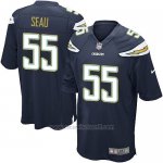 Camiseta San Diego Chargers Seau Negro Nike Game NFL Hombre