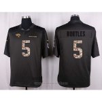 Camiseta Jacksonville Jaguars Bortles Apagado Gris Nike Anthracite Salute To Service NFL Hombre