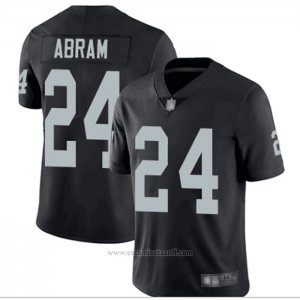 Camiseta NFL Game Las Vegas Raiders 24 Johnathan Abram Negro