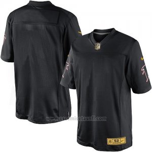 Camiseta Atlanta Falcons Negro Nike Gold Elite NFL Hombre