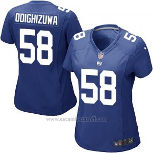 Camiseta New York Giants Odighizuwa Azul Nike Game NFL Mujer