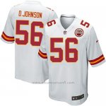 Camiseta Kansas City Chiefs Johnson Blanco Nike Game NFL Nino