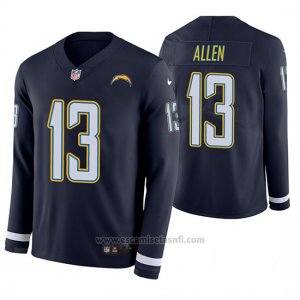 Camiseta NFL Hombre San Diego Chargers Keenan Allen Azul Therma Manga Larga