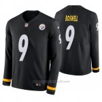 Camiseta NFL Hombre Pittsburgh Steelers Chris Boswell Negro Therma Manga Larga